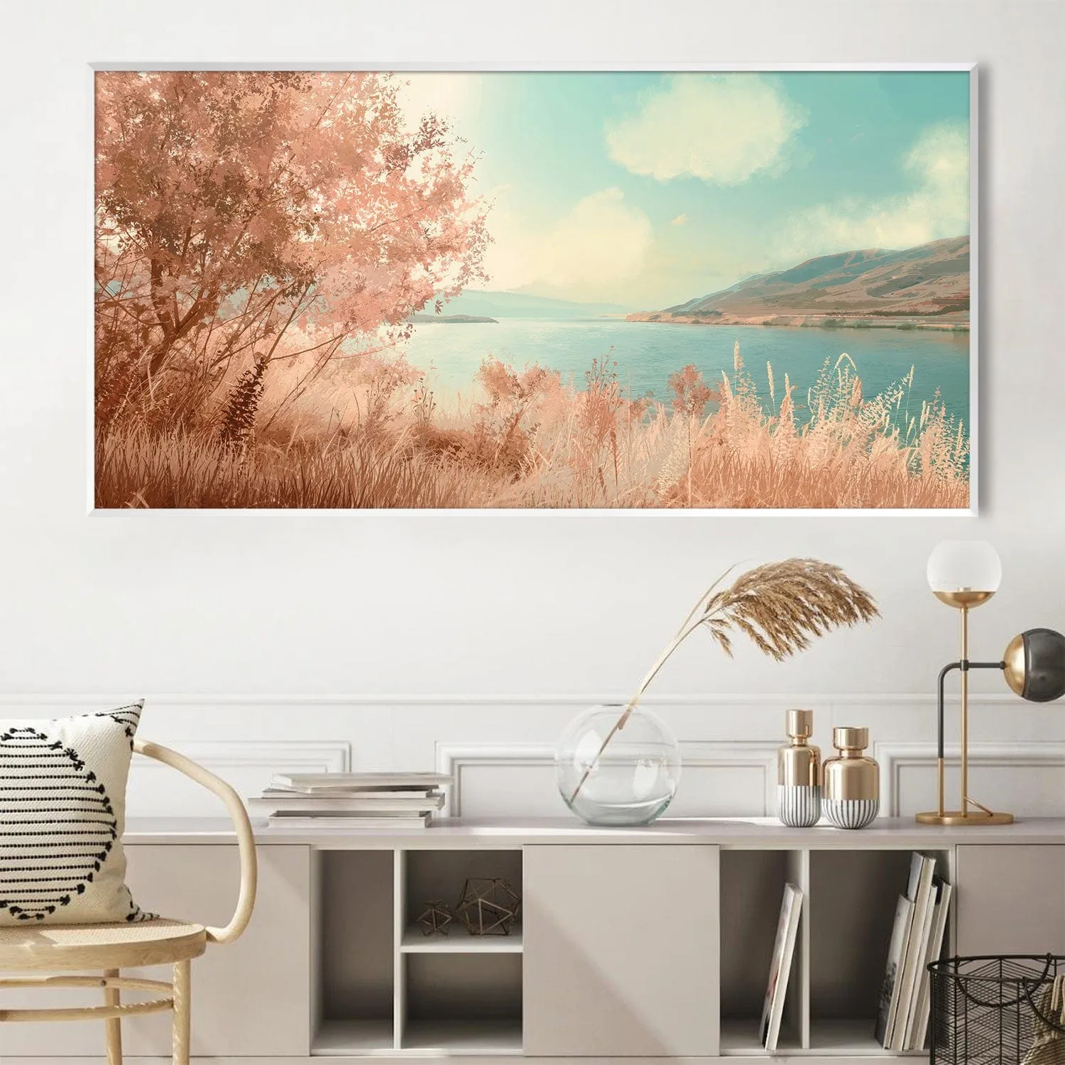 Blush Horizon Canvas