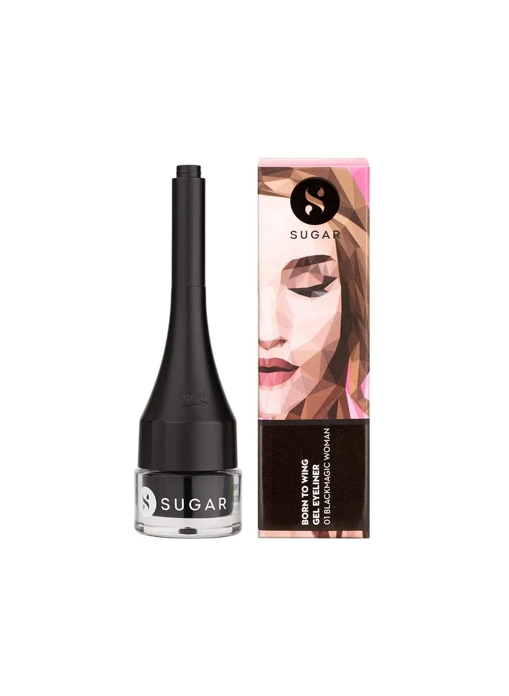 Born To Wing Gel Eyeliner - 01 Blackmagic Woman