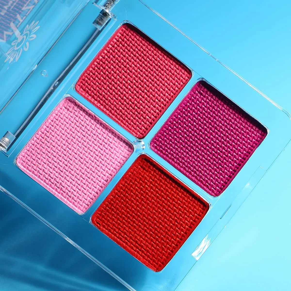 Bowitzki Water Activated Eyeliner Palette Graphic Eye Liner Smudge proof Hydra Liner-4 Colors (Red)
