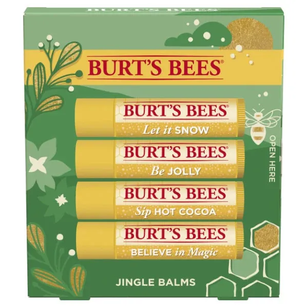 BURTS BEES Jingle Balms - Lip Balm Holiday Gift Set