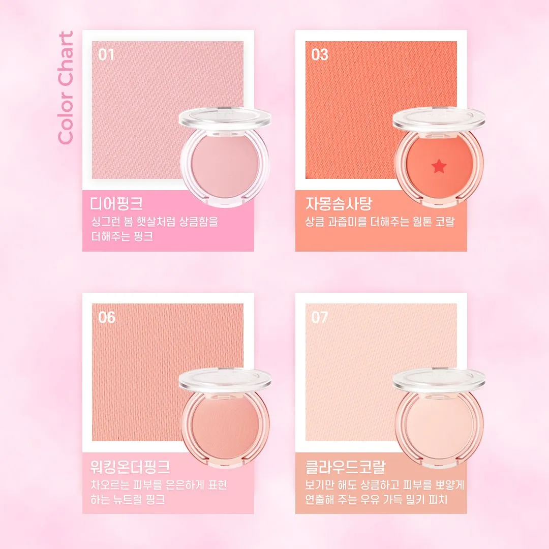 By Flower Blusher 03 Grapefruit Cotton Candy