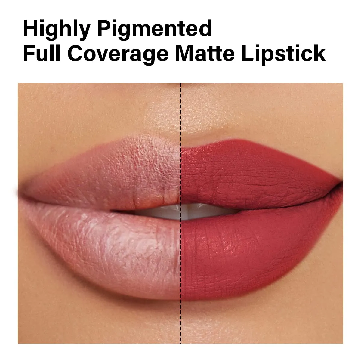 CARSLAN Matte Lipstick Hydrating Lip Color Makeup, Highly Pigmented Lipstick with Moisturizing Formula, Lightweight, Smooth, M11