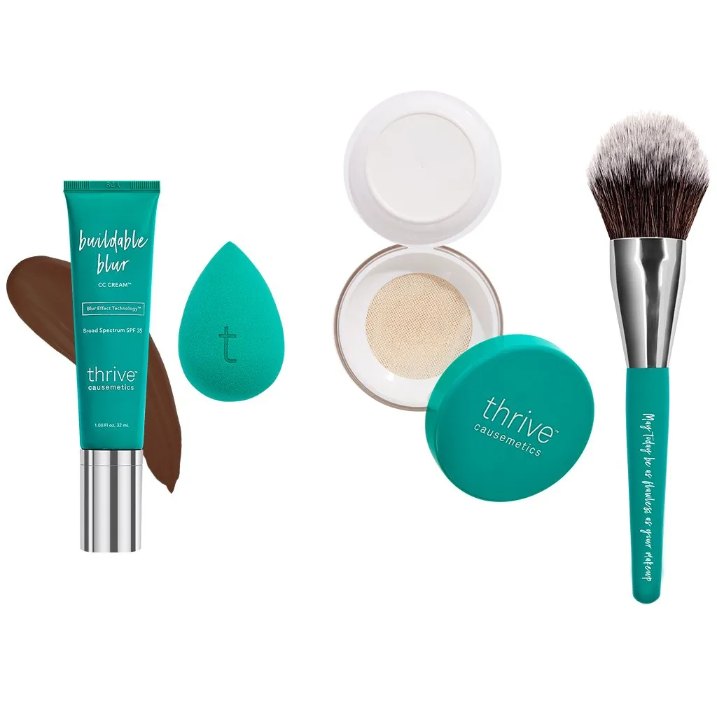 CC Cream   Sponge   Setting Powder   Brush Set