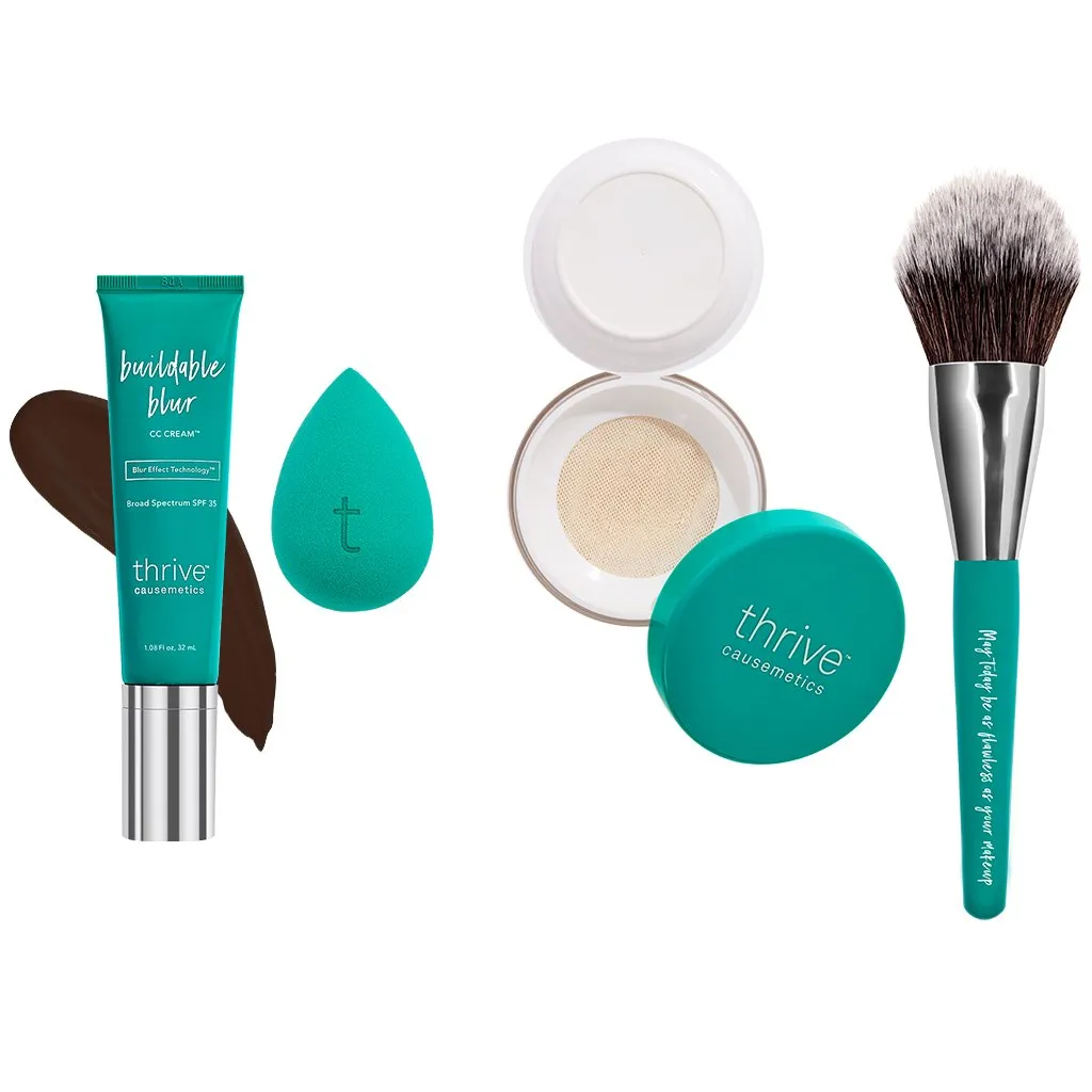 CC Cream   Sponge   Setting Powder   Brush Set