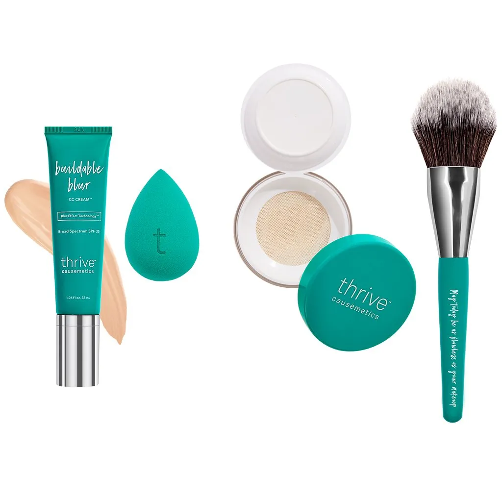 CC Cream   Sponge   Setting Powder   Brush Set