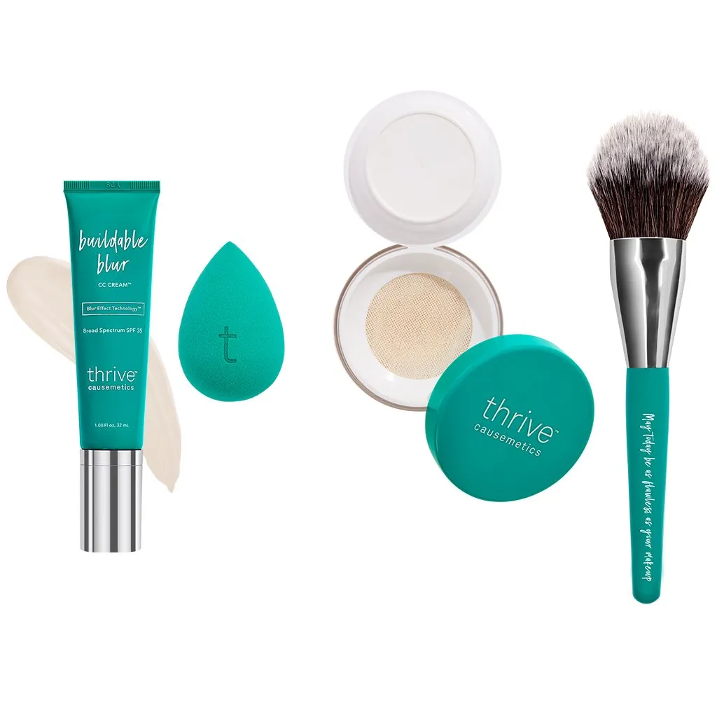 CC Cream   Sponge   Setting Powder   Brush Set