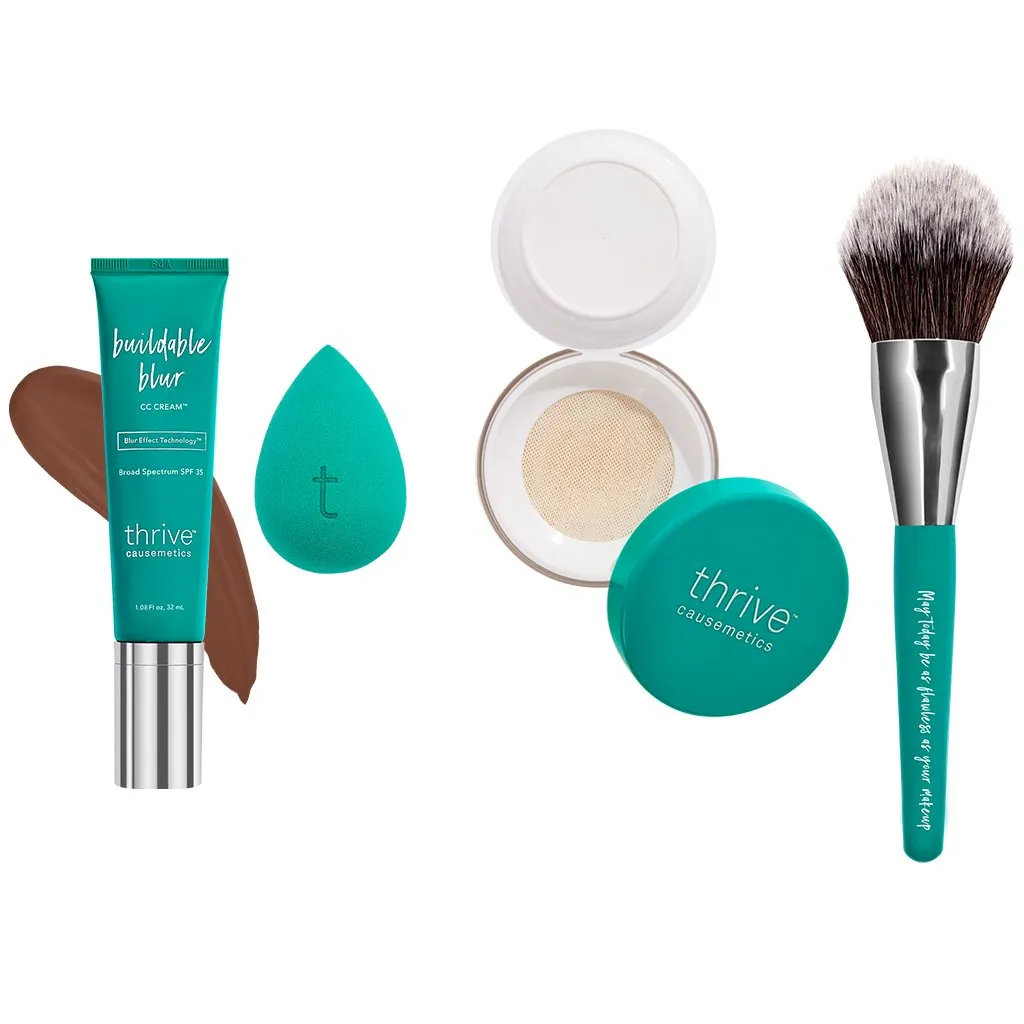 CC Cream   Sponge   Setting Powder   Brush Set