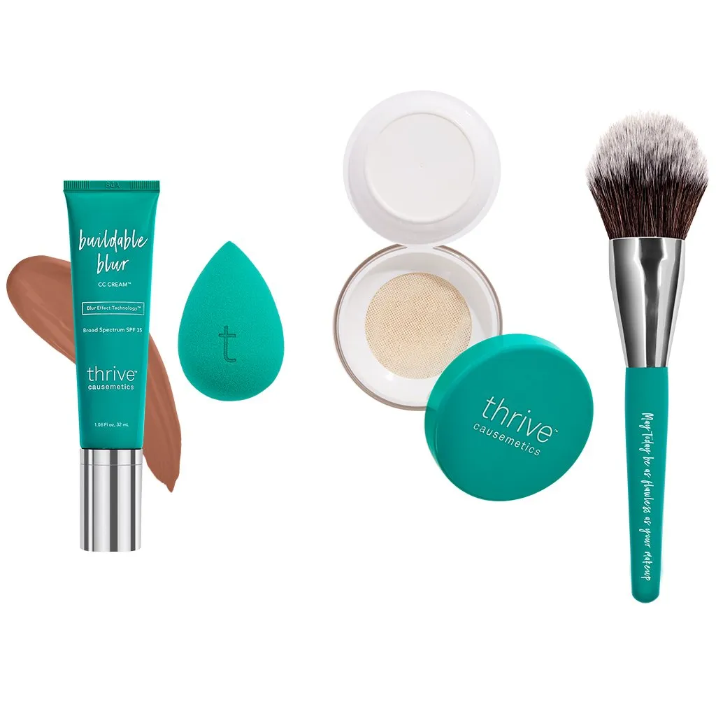 CC Cream   Sponge   Setting Powder   Brush Set