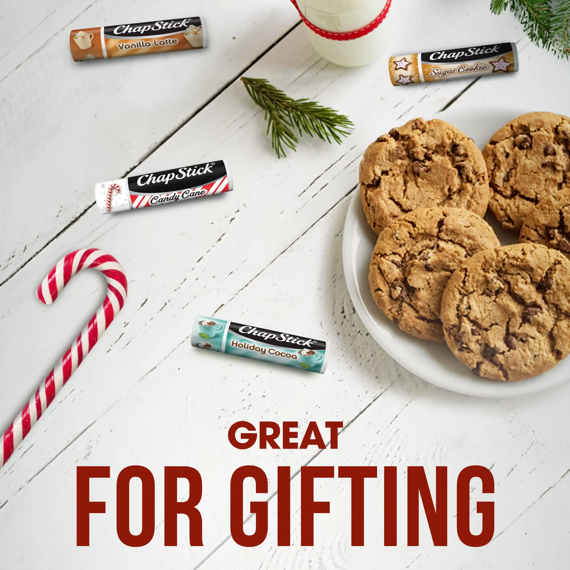 ChapStick Holiday Collection Let’s Celebrate Holiday Lip Balm Stocking Gift Pack - 0.15 Oz (Pack of 4)