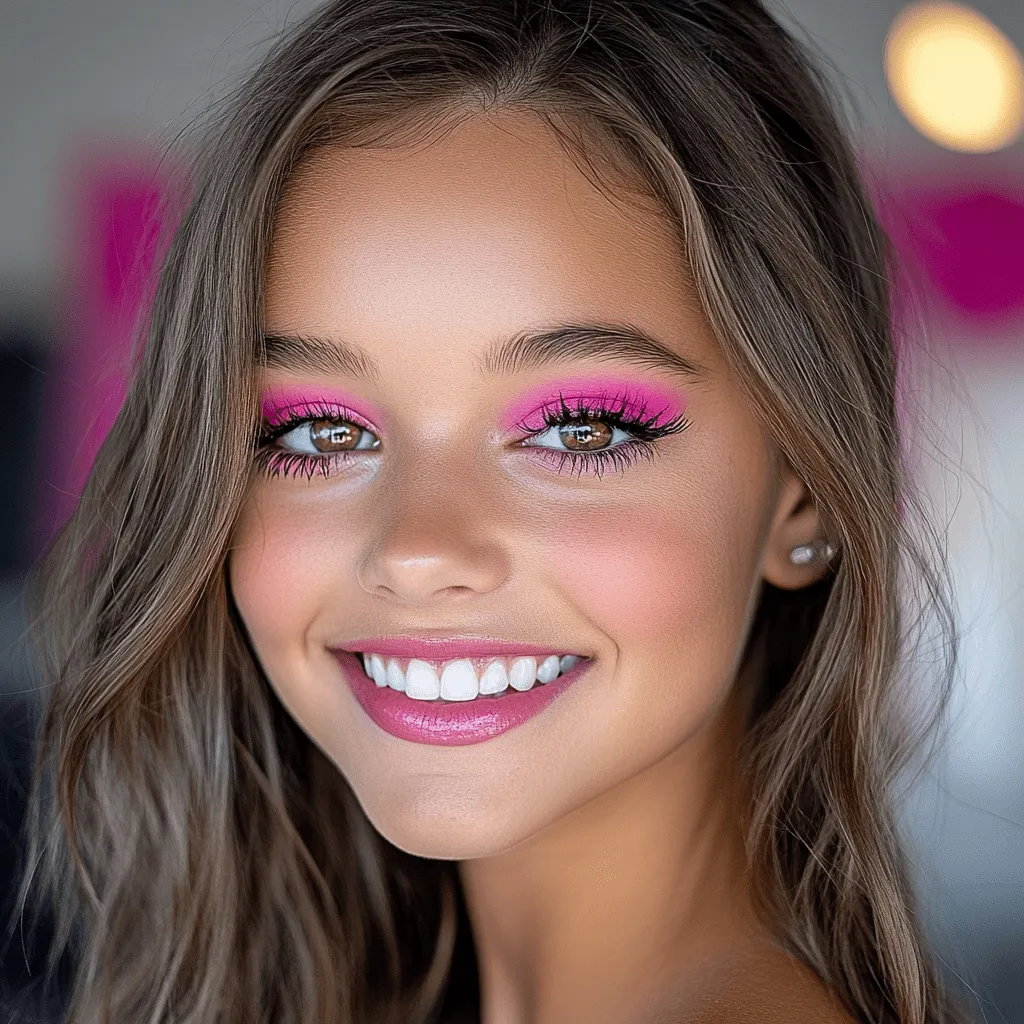 Cheerleader Eyeshadow Palette – Pink Glitter, Shimmer & Matte Makeup