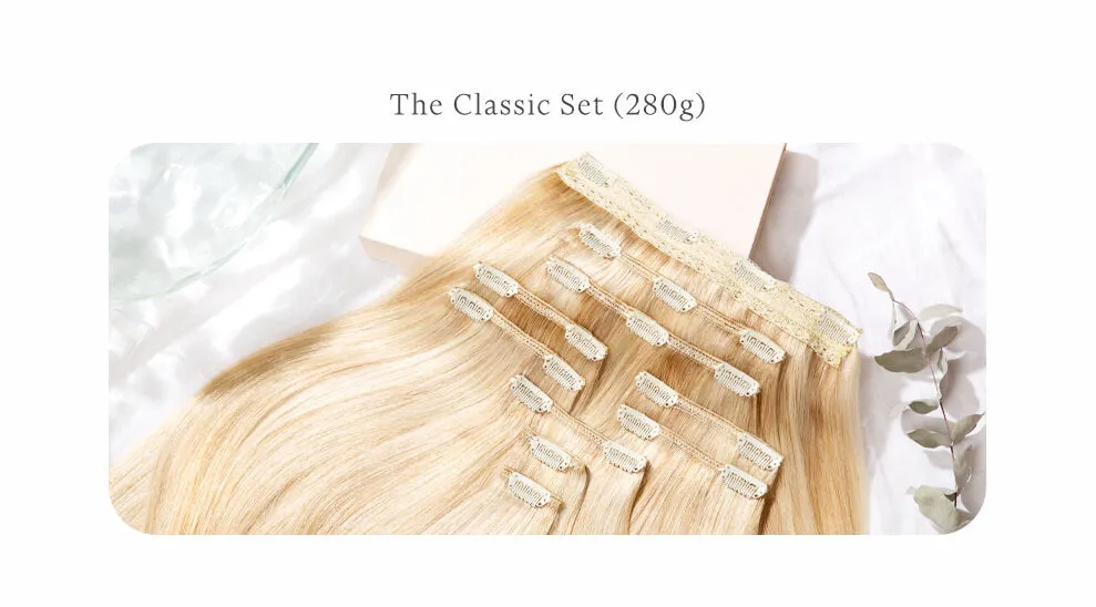 Cherry Red, 24" Classic Clip-In Hair Extensions, #530 | 280g