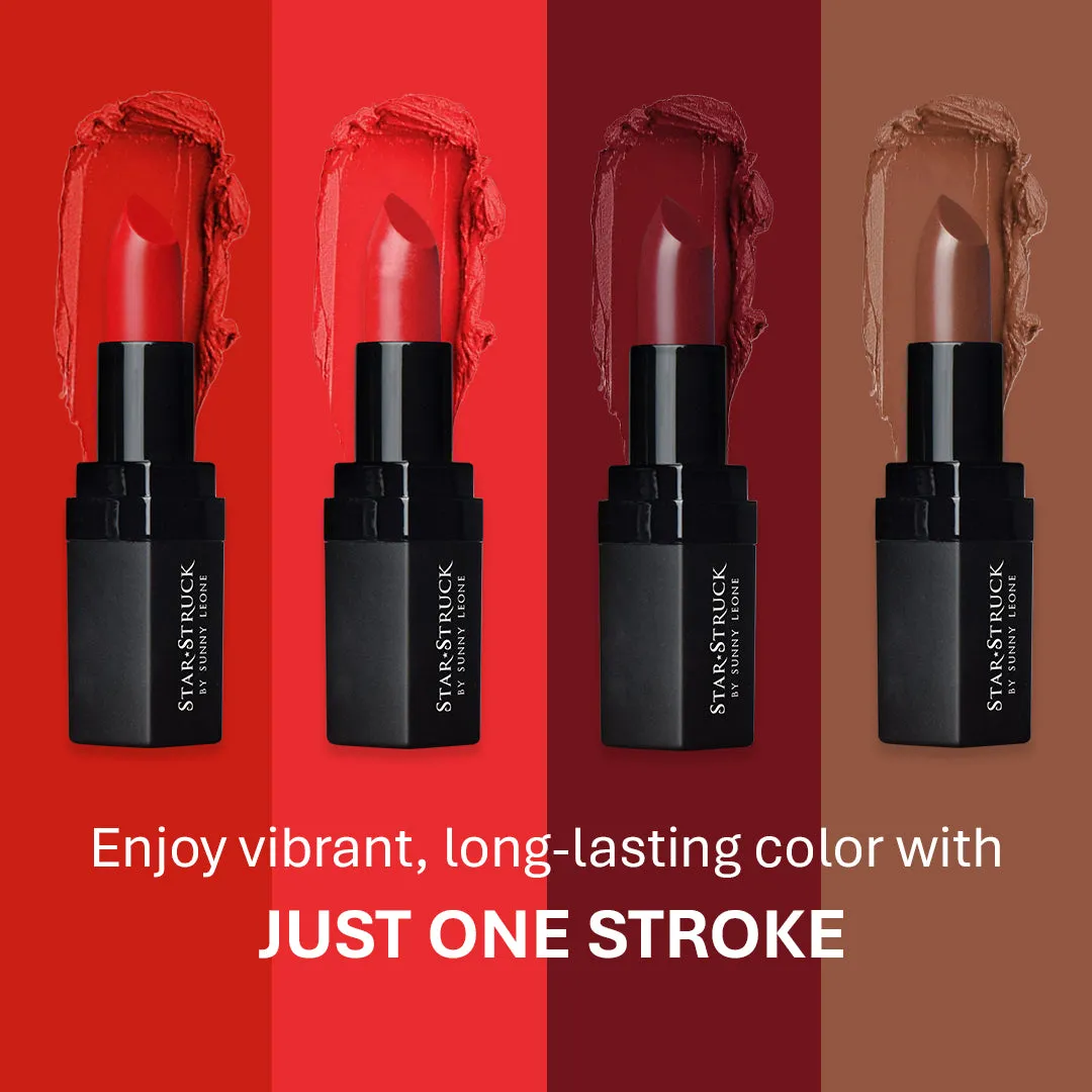 Cinnamon - Luxe Matte Lipstick, Brown | 4.2gms