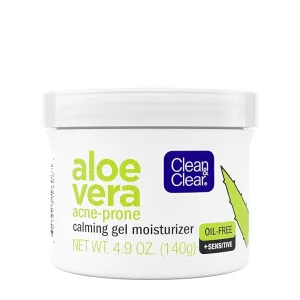 Clean & Clear Aloe Vera Calming Gel Acne Facial Moisturizer - 140g