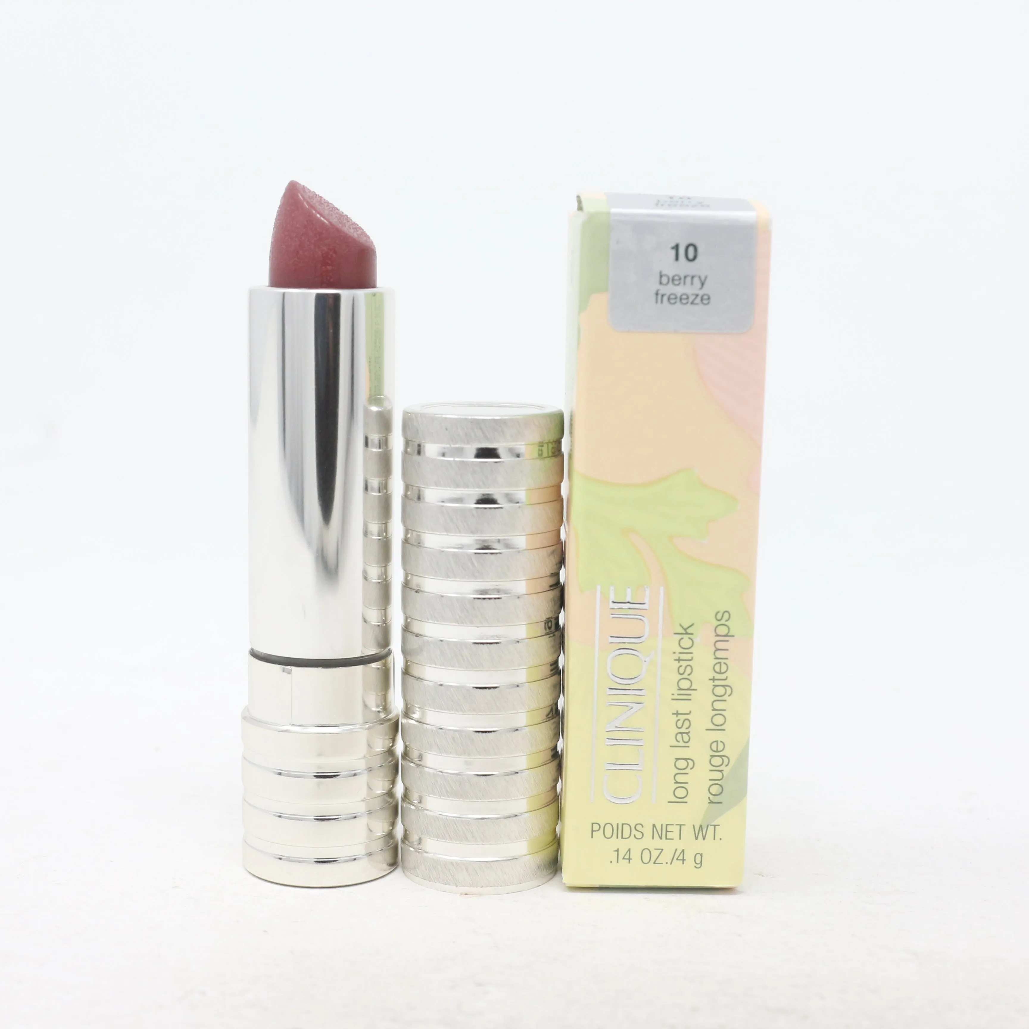 Clinique Long Lasting Lipstick Lipstick 10 Berry Freeze 0.14oz/4g New With Box