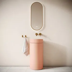 Colonna Blush Concrete Freestanding Basin 400mm