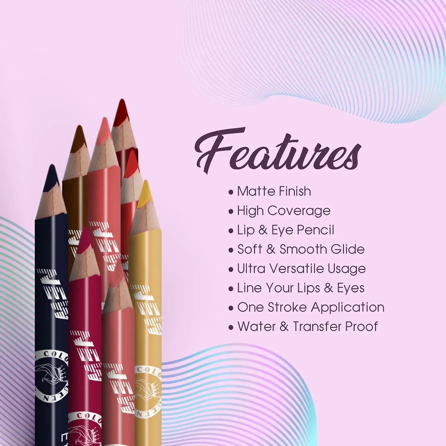 Colors Queen Glimmer Sticks Eye & Lip Pencil