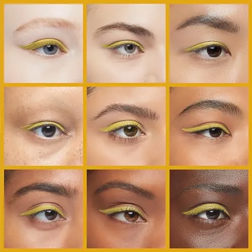 Colourpop PUNCH Matte Eyeliner Retractable Pencil Creme Gel (Warm Canary Yellow), 0.2g (0.007 Ounce)