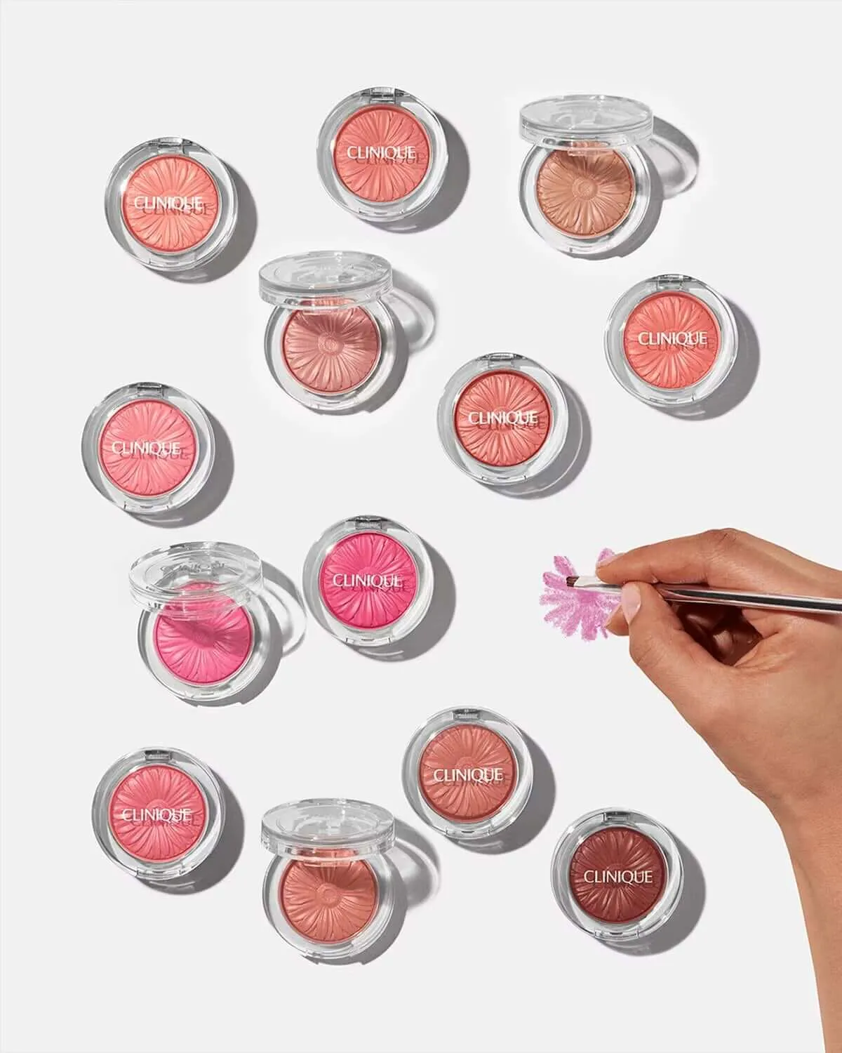 Compact blush Clinique Cheek Pop, 3.5 g, melon