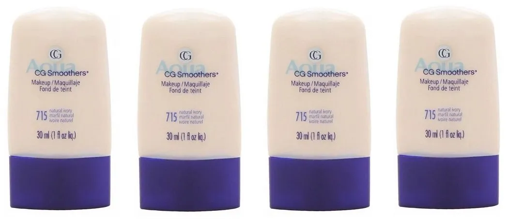 Covergirl CG Smoothers Hydrating Liquid Foundation 715 Natural Ivory CHOOSE PACK