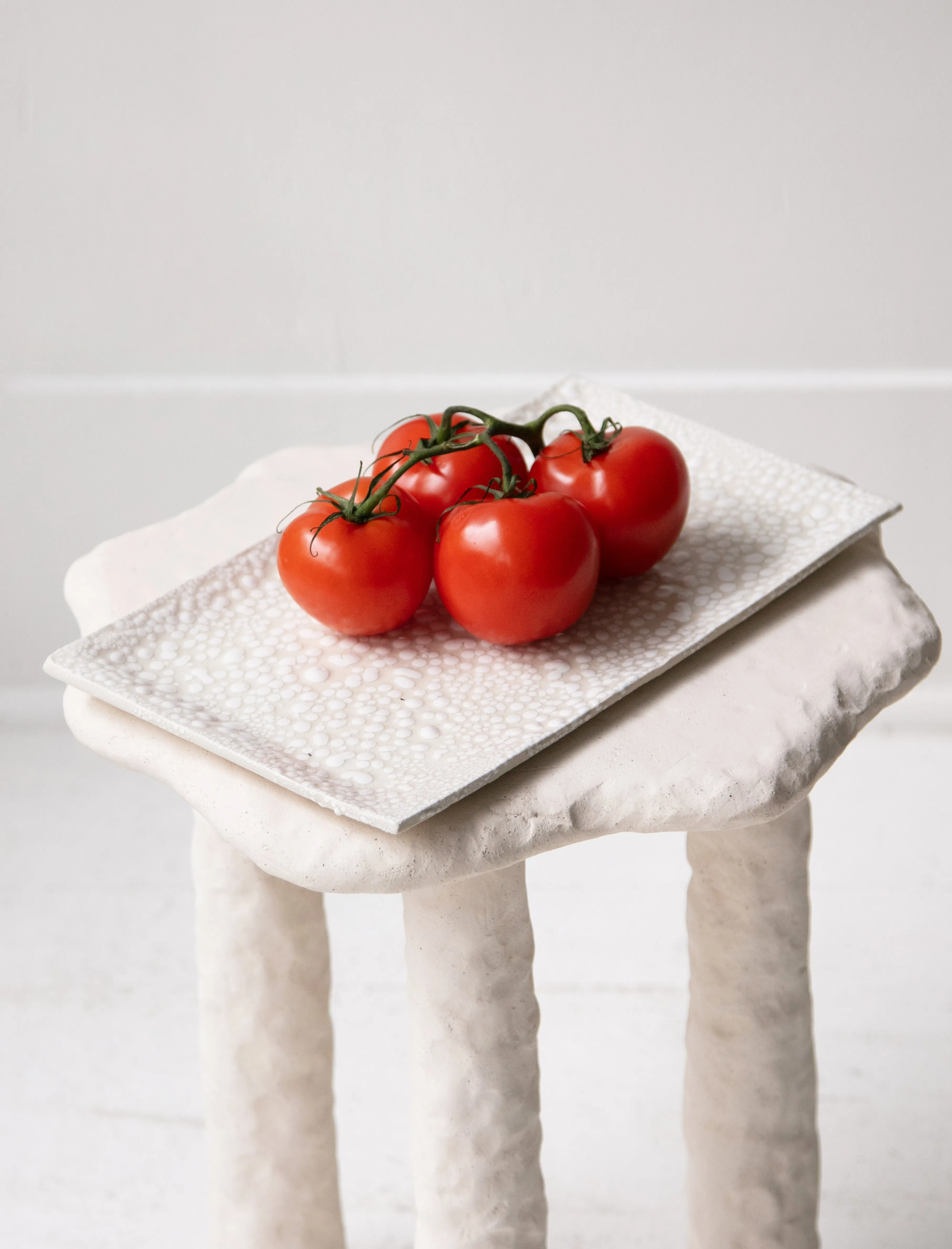 Cream and White Tray