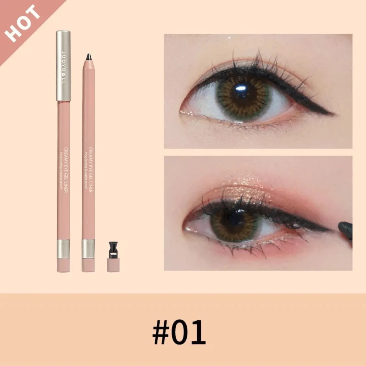 Creamy Gel Liner Eyeshadow Pencil - 2 Colors