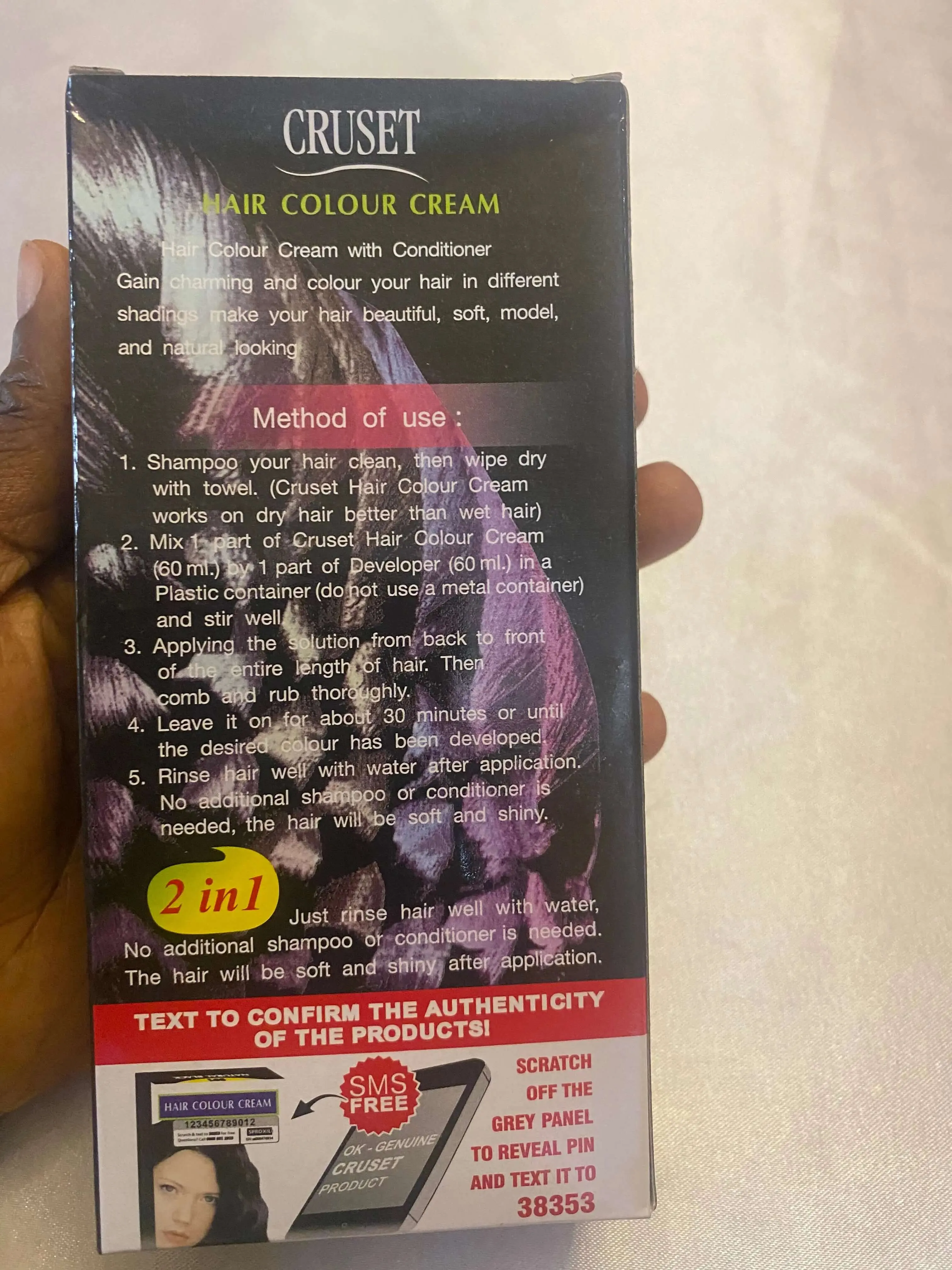 Crusty Hair Colour Cream