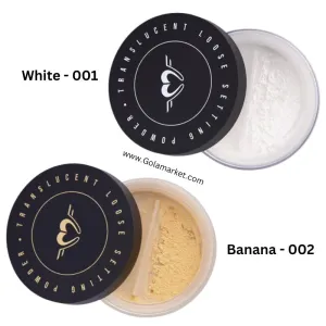 Daily Life Forever52 Translucent Loose Setting Powder Combo White - 001   Banana - 002