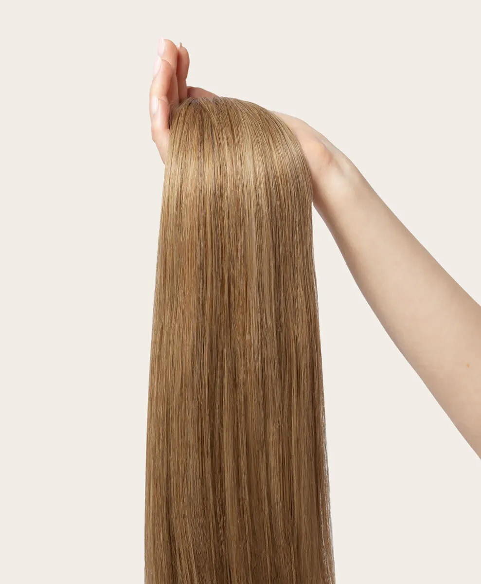 Dark Sandy Blonde, 16" Volumiser Quad Clip-In Weft, #10 | 40g