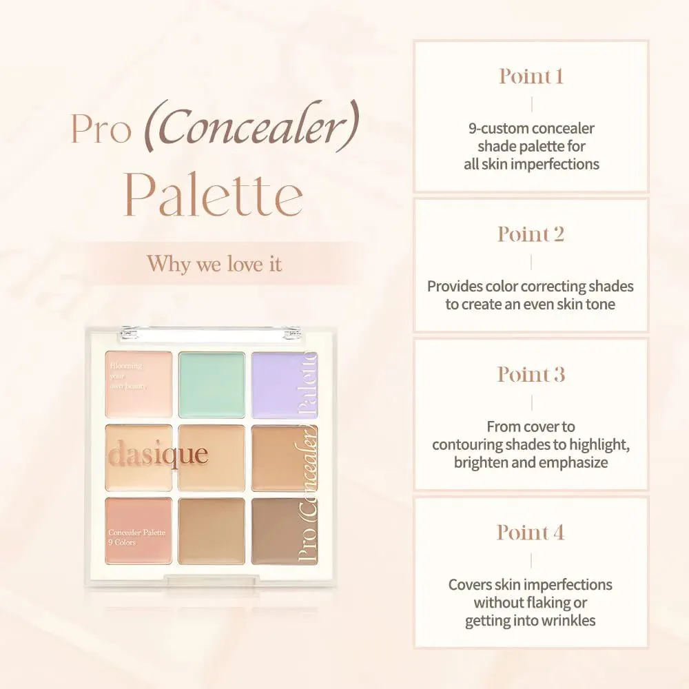 Dasique Pro Concealer Palette (2 Shades)
