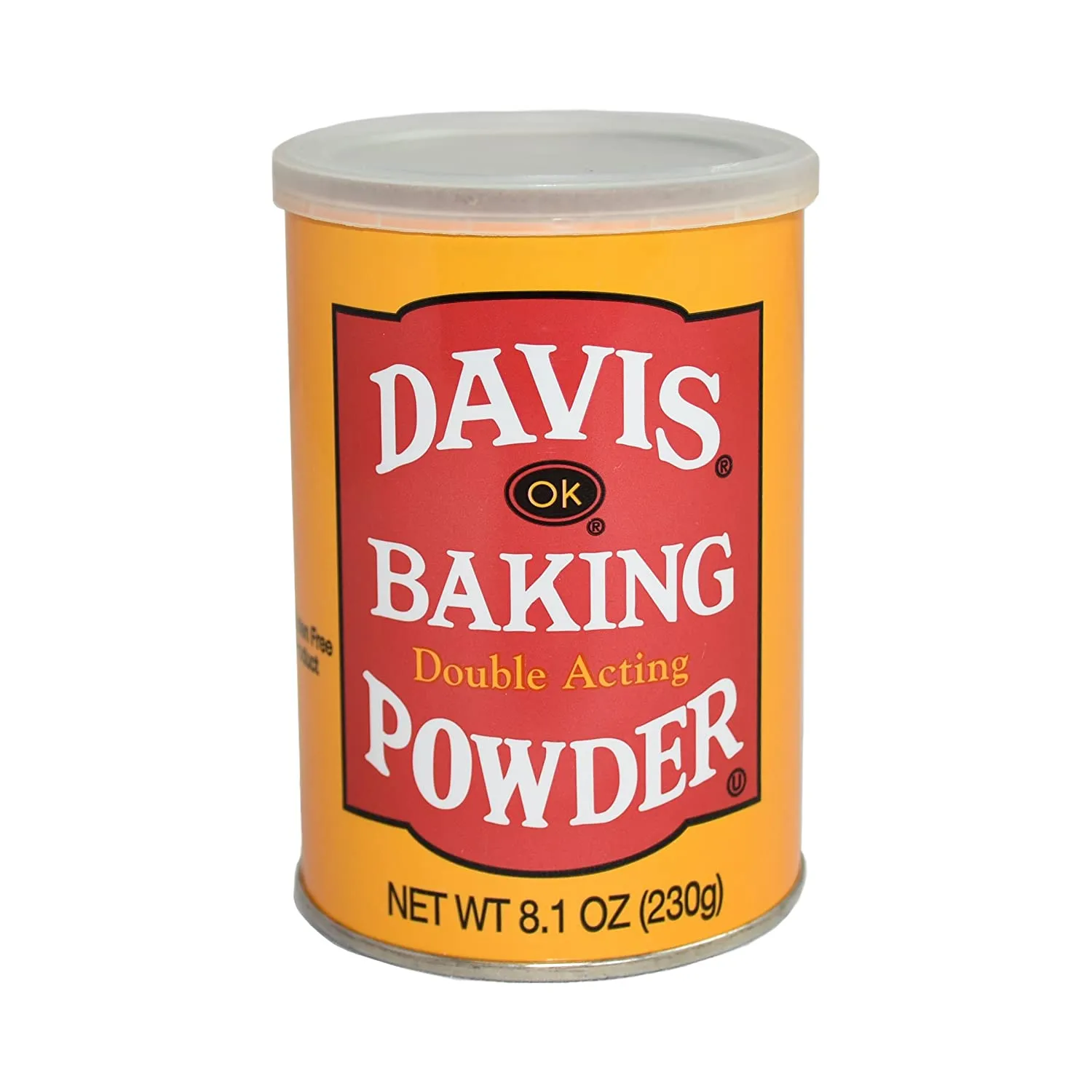 Davis Baking Powder Double Acting Gluten Free 230g (8.1oz)