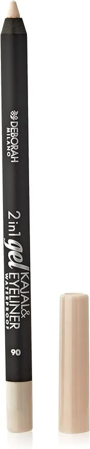 DEBORAH 2 In 1 Gel Kajal & Eyeliner Pencil Waterproof  06 Nude