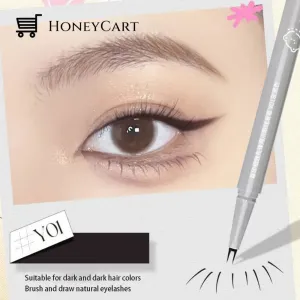 Double tip lower eyelash pencil