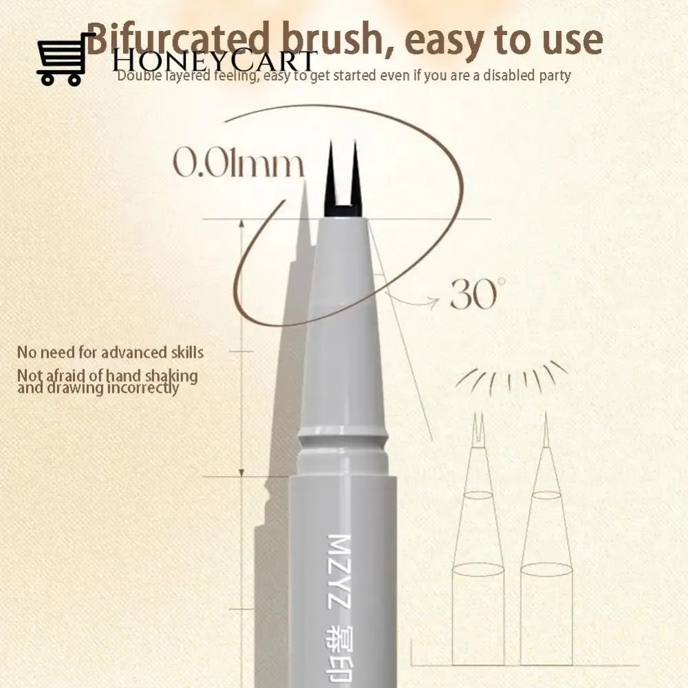 Double tip lower eyelash pencil