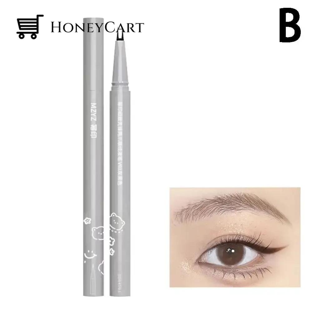 Double tip lower eyelash pencil