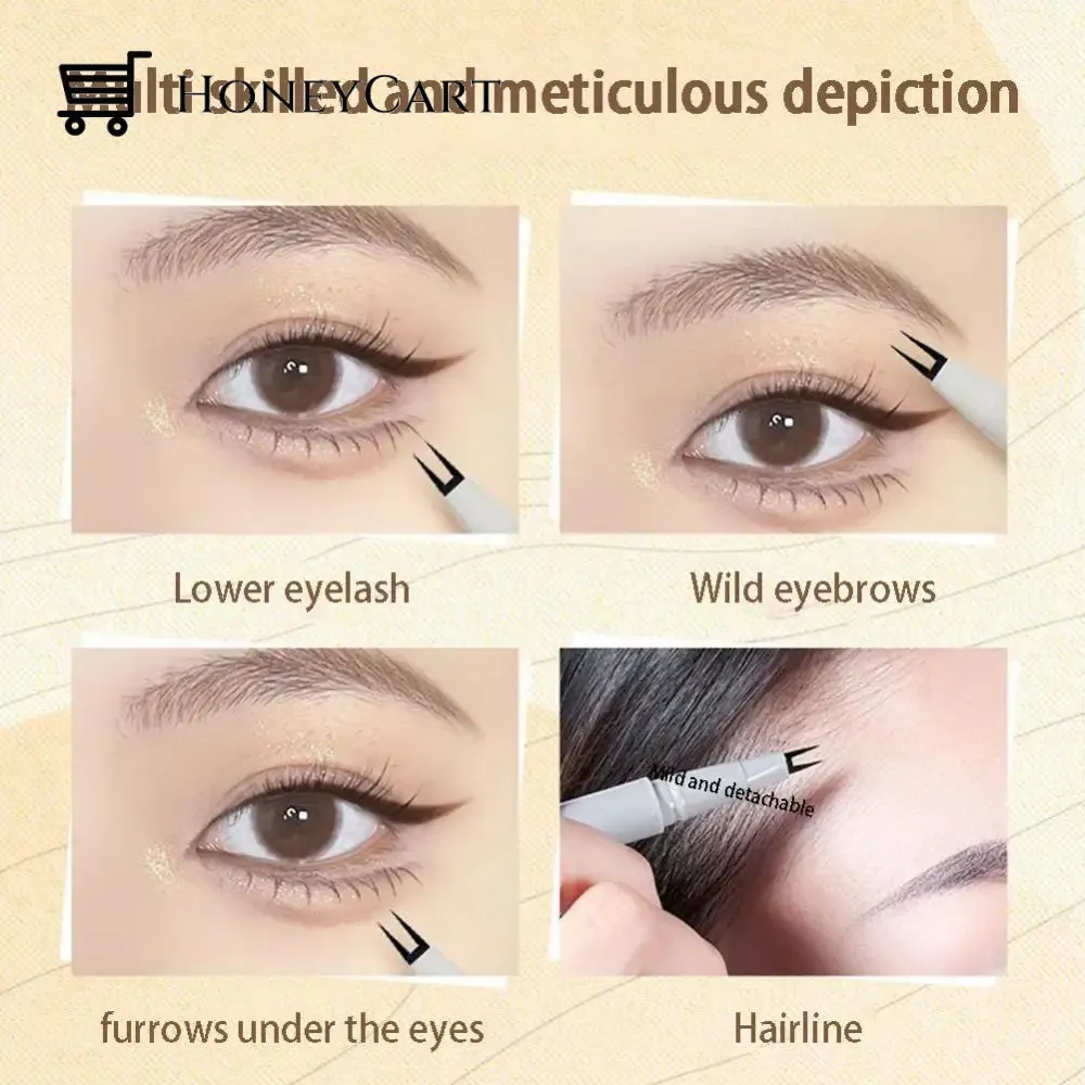 Double tip lower eyelash pencil
