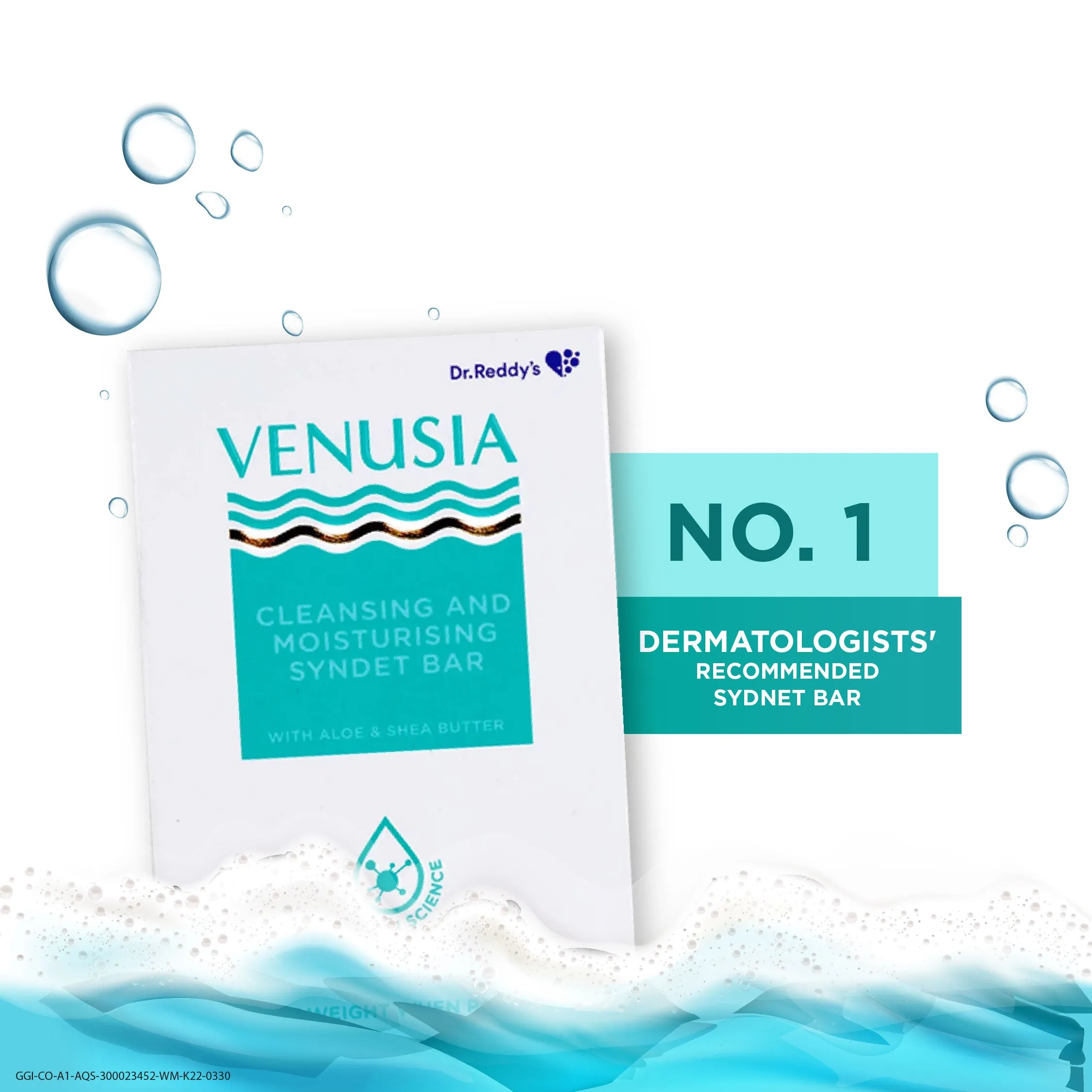 Dr. Reddy's Venusia Moisturizing Cream with Vitamin E  100 GM and Venusia Moisturizing Bathing Bar 75 GM