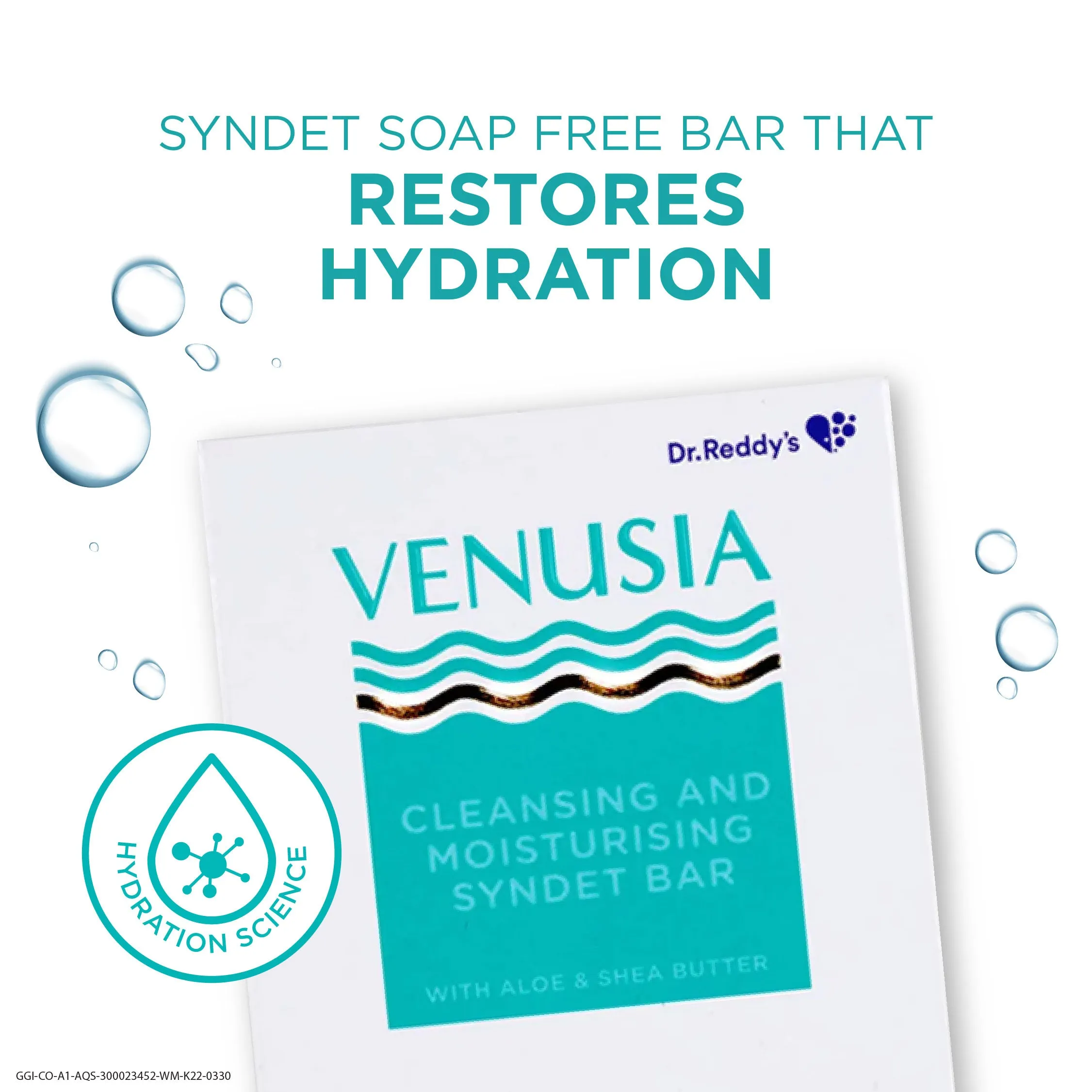 Dr. Reddy's Venusia Moisturizing Cream with Vitamin E  100 GM and Venusia Moisturizing Bathing Bar 75 GM