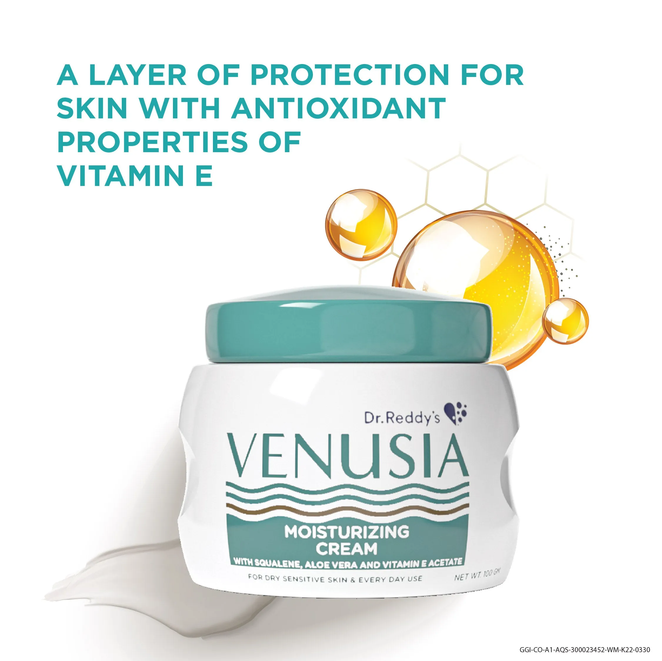 Dr. Reddy's Venusia Moisturizing Cream with Vitamin E  100 GM and Venusia Moisturizing Bathing Bar 75 GM
