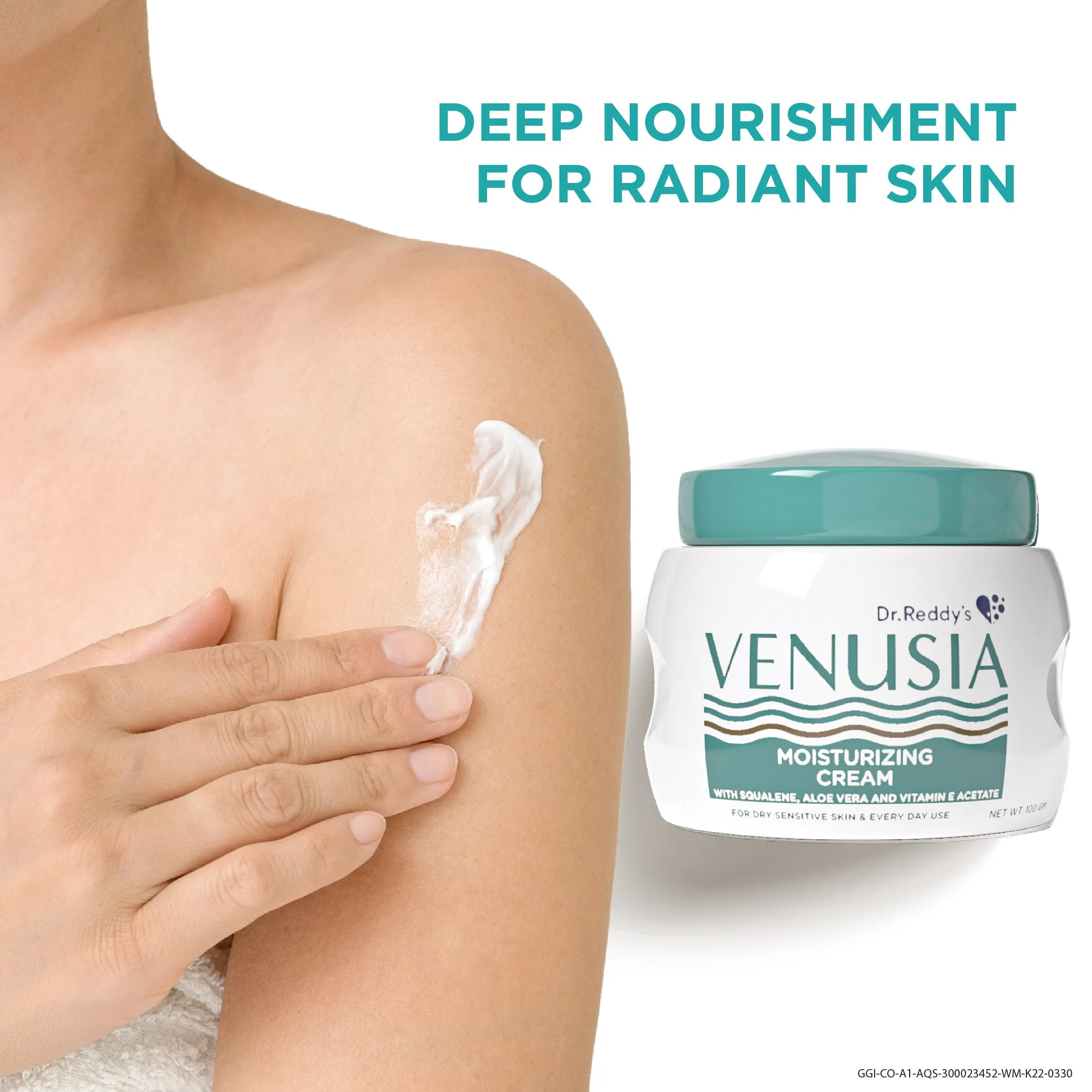 Dr. Reddy's Venusia Moisturizing Cream with Vitamin E  100 GM and Venusia Moisturizing Bathing Bar 75 GM