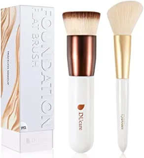 DUcare Flat Top Kabuki Foundation Brush   Contour Brush Angled Blush Brush Bronzer Kabuki Makeup Brushes
