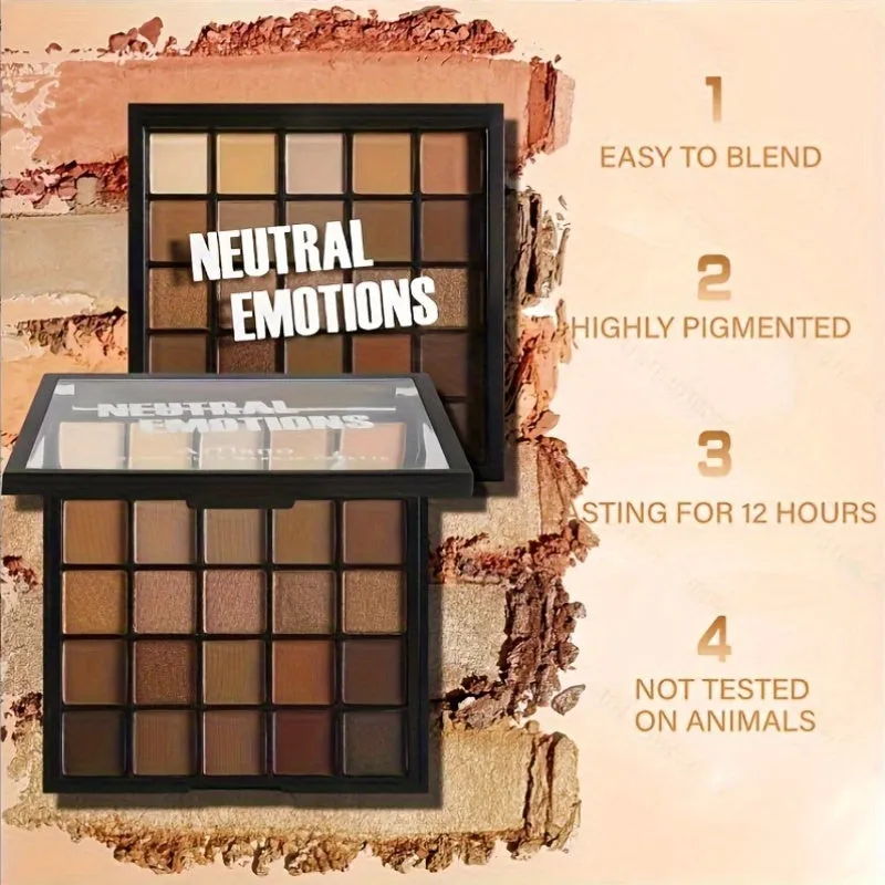 Ecofavor Neutral Emotions Eyeshadow Palette
