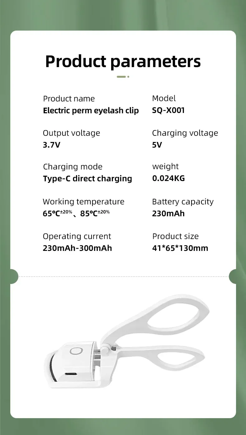 Electric Eyelash Curler USB Charging