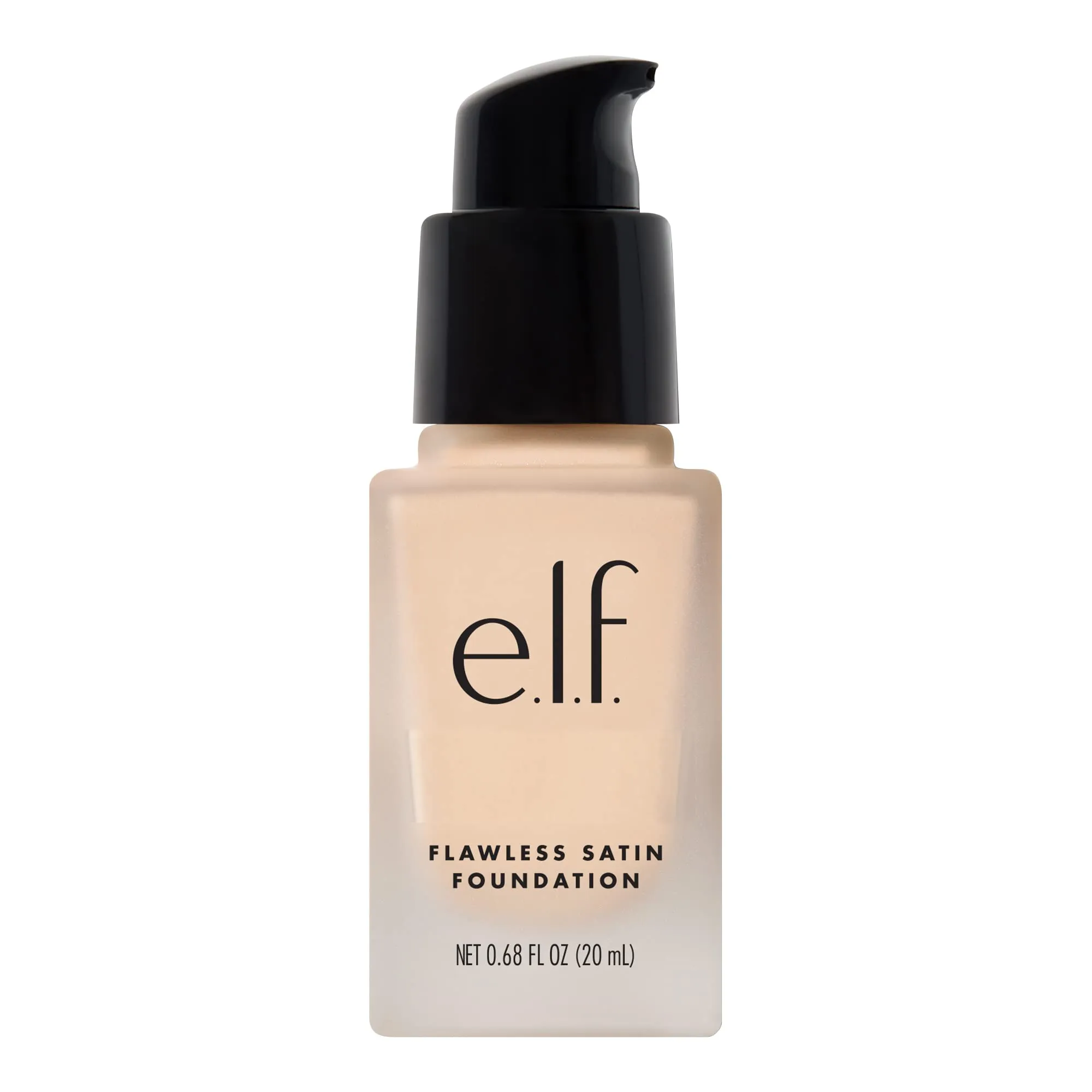e.l.f. Flawless Finish Foundation, Lightweight & Medium Coverage, Semi-Matte Finish, Snow, 0.68 Fl Oz (20mL)