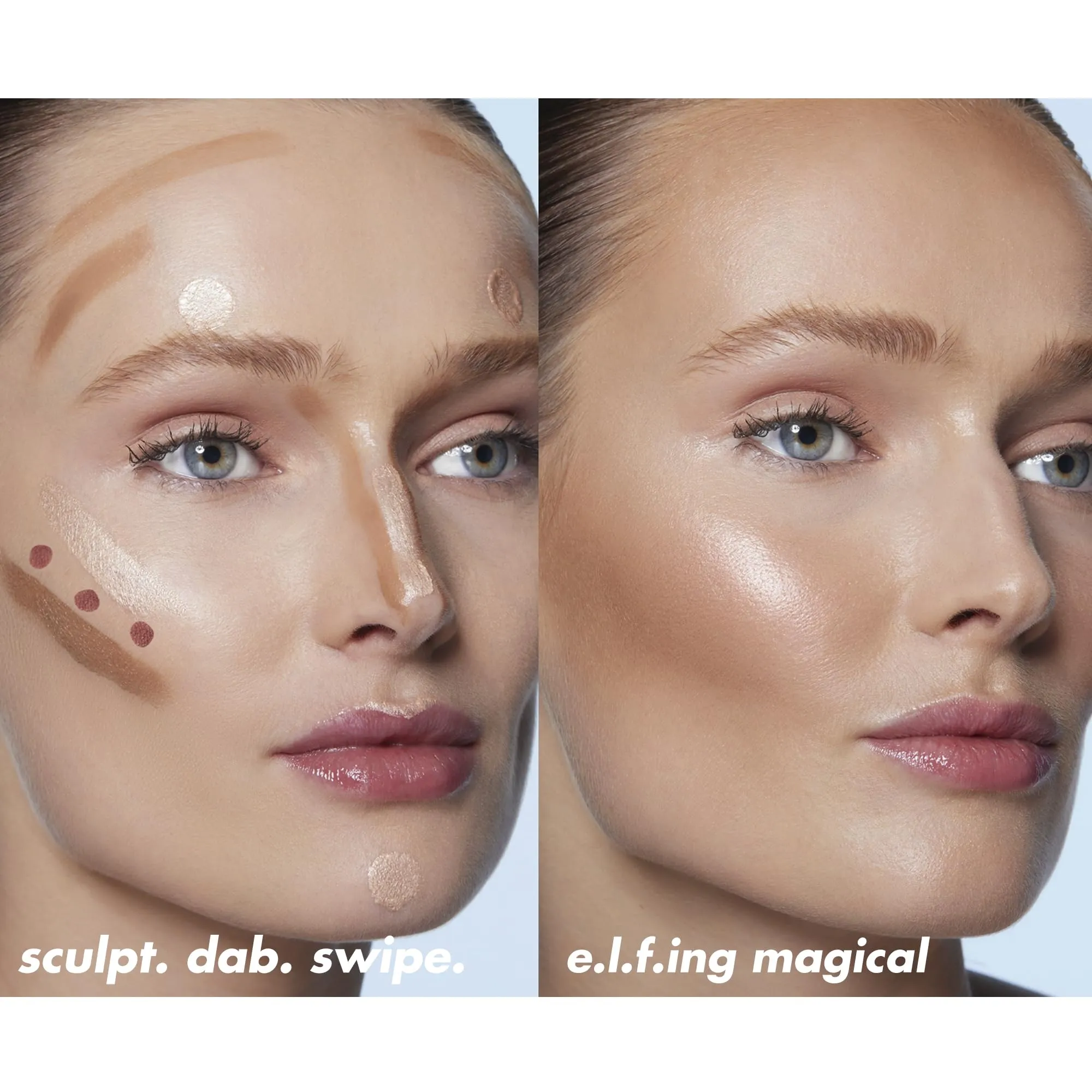 e.l.f. Halo Glow Blush Beauty Wand, Liquid Blush Wand For Radiant, Flushed Cheeks, Infused With Squalane, Vegan & Cruelty-free, Candlelit