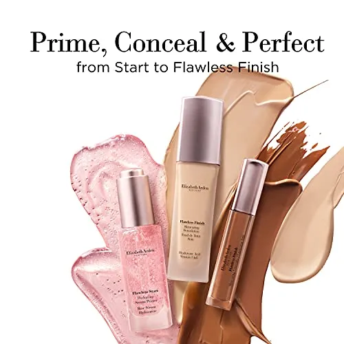 Elizabeth Arden Flawless Finish Skincaring Concealer with Hyaluronic Acid, Vitamin C and E, 245 (Light Medium), 0.2 oz