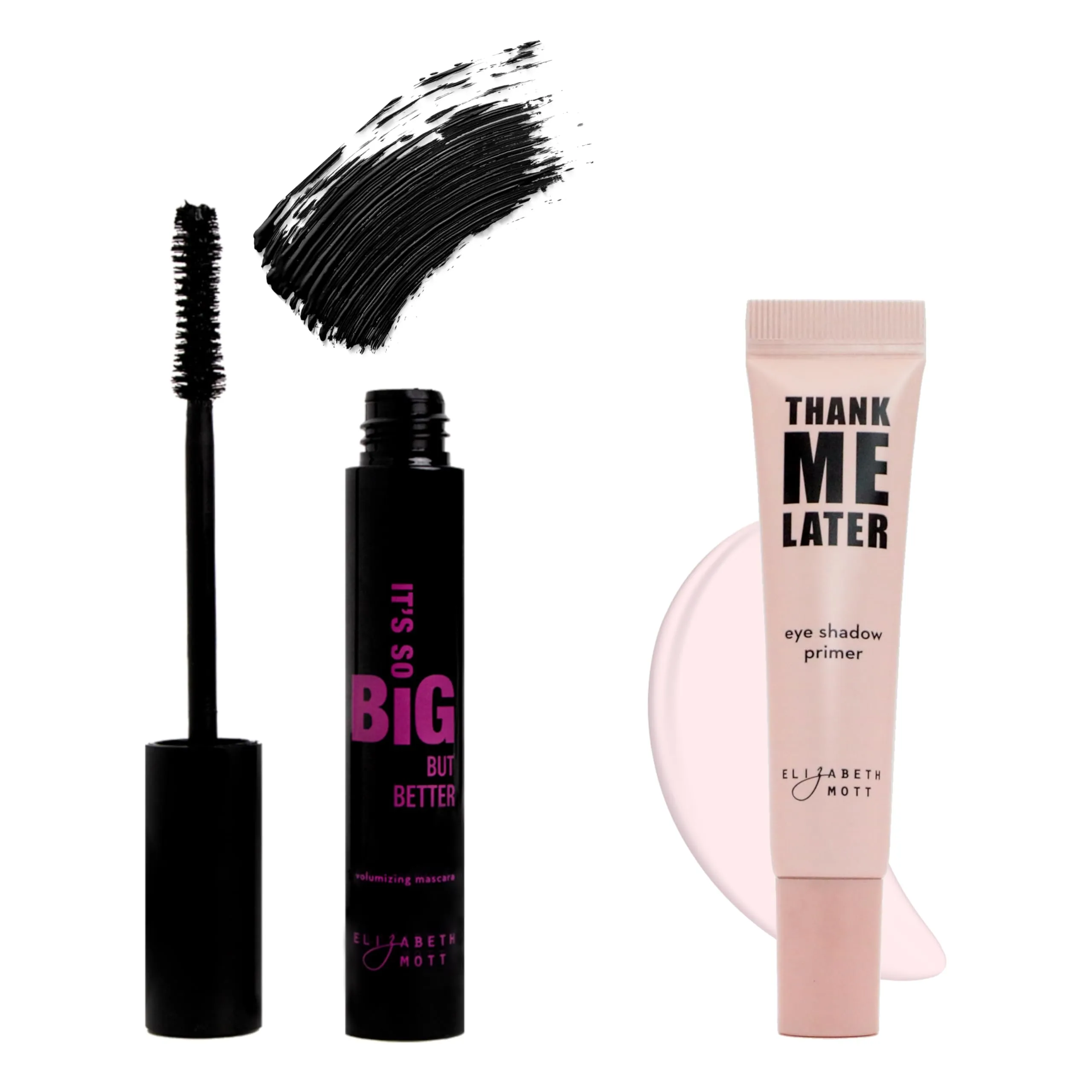 Elizabeth Mott Bundle: Thank Me Later Eye Primer Shadow Base AND It’s So BIG Volumizing Mascara - Cruelty Free