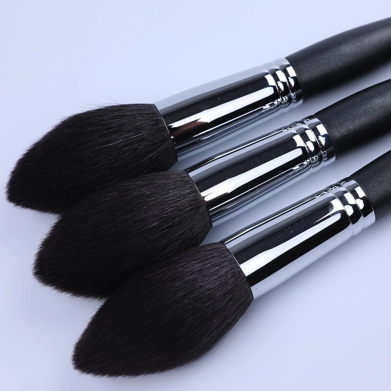 ENERGY Blush Brush for Cheeks Professional Tapered Powder Brush for Blusher Setting Powders Minerals Bronzer Contour Highlighter with Cream Powder Blending Soft Goat Hair Mastro Face Makeup Brush M204