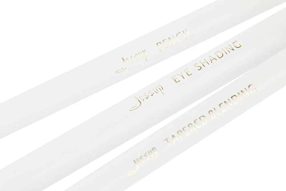 Essential Makeup Brush Set White 8 Pcs T099