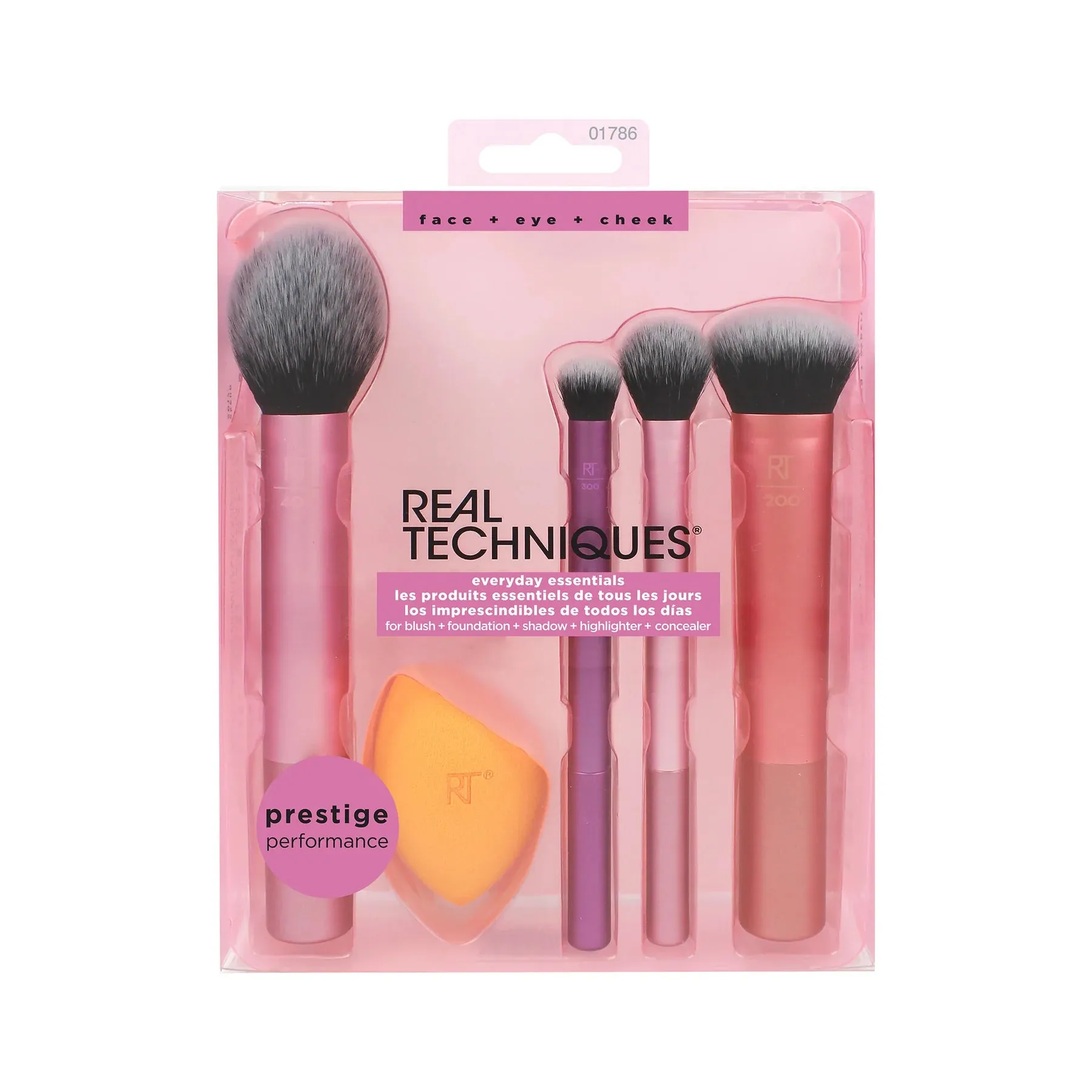 Everyday Essentials Makeup Brush Set   Sponge