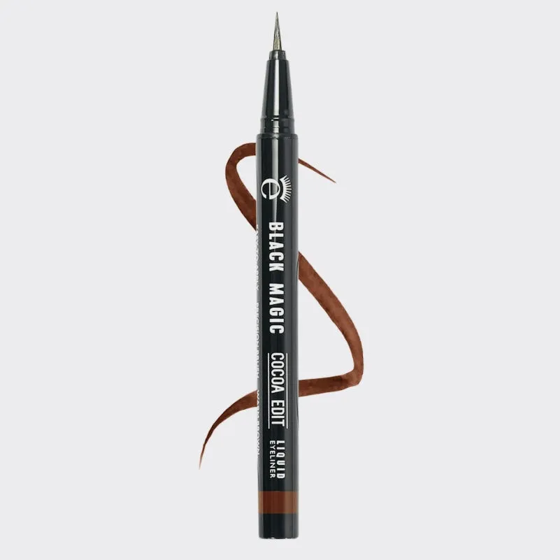 Eyeko London Black Magic: Cocoa Edit Liquid Eyeliner | Full size | Brown | Ships Today